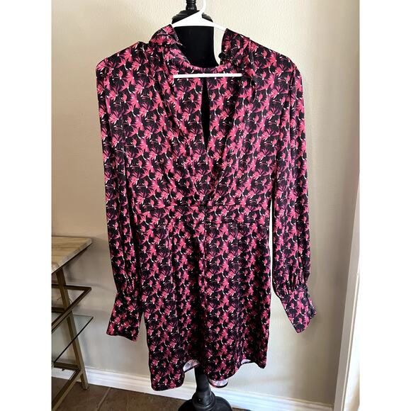 Ronny Kobo x RTR Printed Satin Dress - Picture 9 of 11